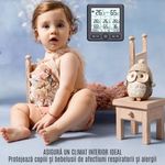 TV, Audio-Video si Foto - Optica, astronomie si metrologie - Meteorologie - Termometre Meteo - Termometru Higrometru Digital de Camera CZAY®, Monitorizeaza 4 Locatii, Interior/ Exterior, Alerte, Raza Actiune 100 m - Infinity.ro