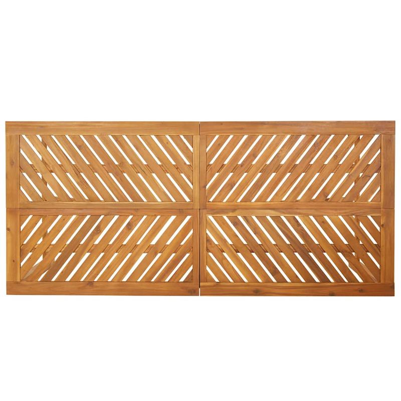 Casa si Gradina - Gradina si terasa - Mobilier exterior - Mese gradina - Set de masa pentru gradina 7 pcs Maro Lemn Solid de Acacia - Infinity.ro