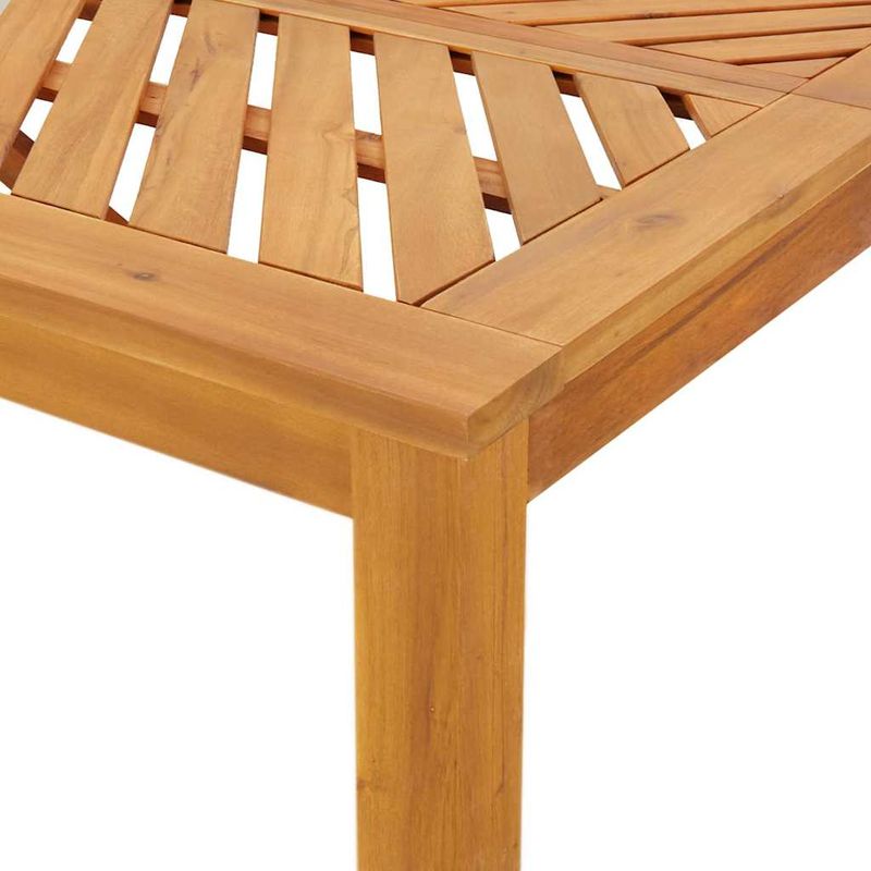 Casa si Gradina - Gradina si terasa - Mobilier exterior - Mese gradina - Set de masa pentru gradina 7 pcs Maro Lemn Solid de Acacia - Infinity.ro