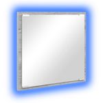 Casa si Gradina - Mobilier - Mobilier baie - Oglinzi baie - Oglinda de baie cu LED Pe perete Gri Sonoma 40 x 37 x 8.5 cm - Infinity.ro