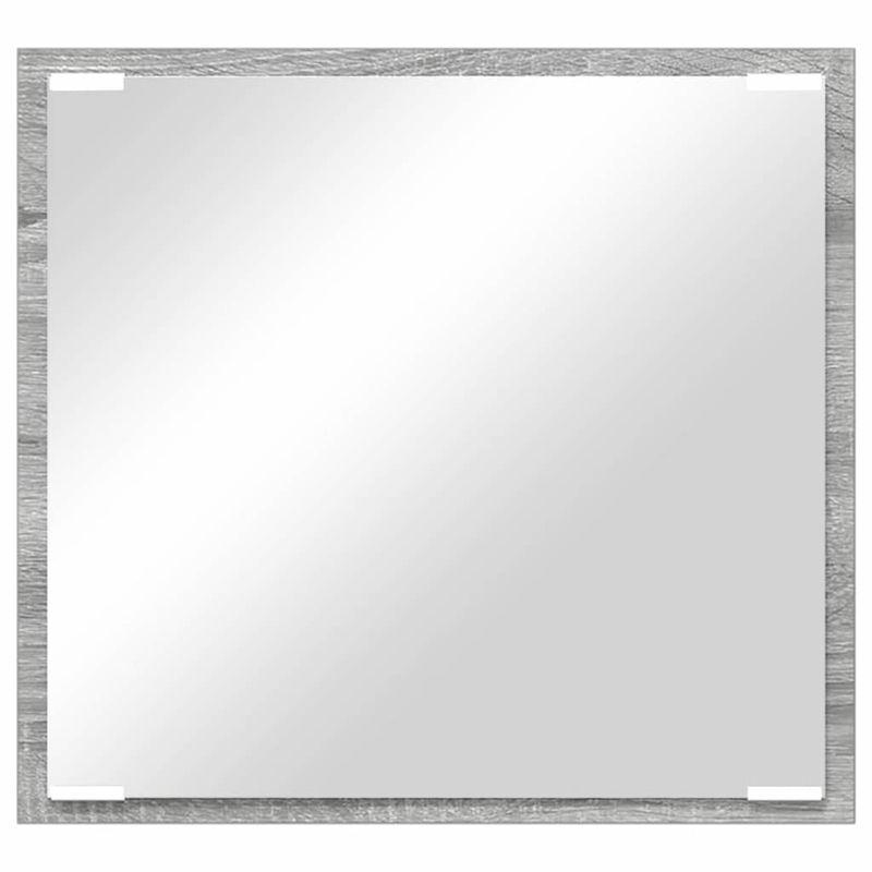 Casa si Gradina - Mobilier - Mobilier baie - Oglinzi baie - Oglinda de baie cu LED Pe perete Gri Sonoma 40 x 37 x 8.5 cm - Infinity.ro