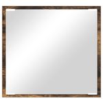 Casa si Gradina - Mobilier - Mobilier baie - Oglinzi baie - Oglinda LED de baie Stejar fumuriu 40x8.5x37 cm Lemn ingineresc - Infinity.ro