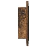 Casa si Gradina - Mobilier - Mobilier baie - Oglinzi baie - Oglinda LED de baie Stejar fumuriu 40x8.5x37 cm Lemn ingineresc - Infinity.ro
