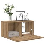 Casa si Gradina - Mobilier - Seturi de mobilier - Seturi living - Set comoda TV Pe perete Maro 60 x 30 x 30 cm Lemn compozit - Infinity.ro