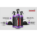 Auto si Moto - Intretinere auto - Produse curatare auto - Shine Armor - Spray Ceramic 3 in 1 pentru Protectie si Lustruire - Kit 236 ml cu laveta microfibra si pulverizator - Infinity.ro