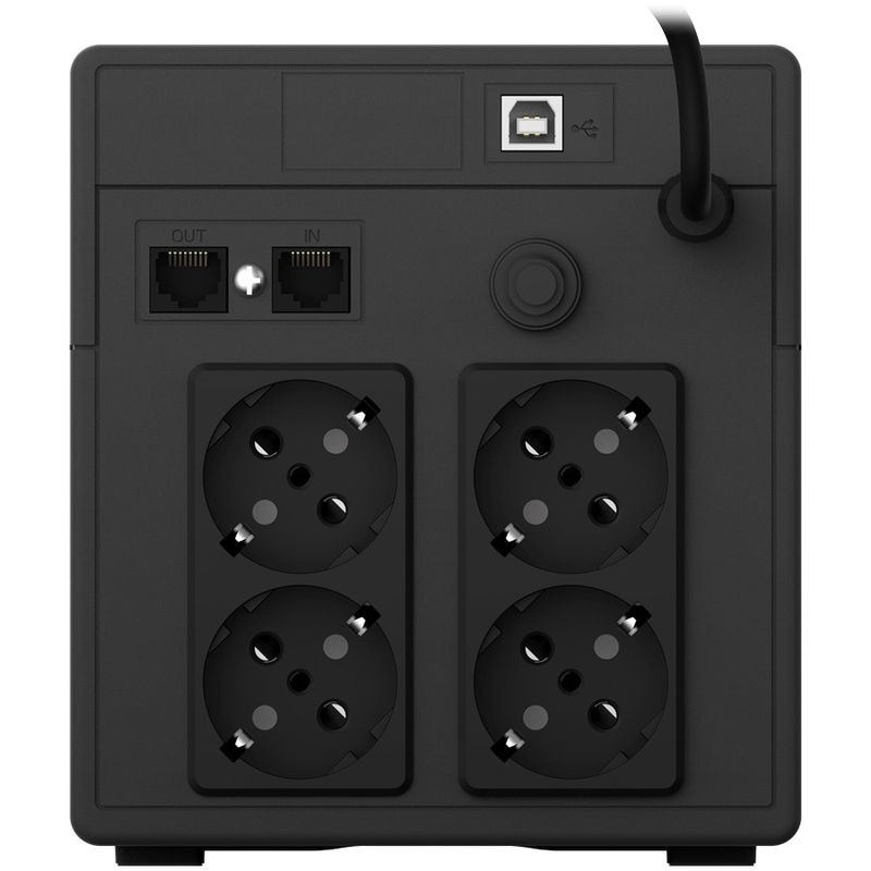 Casa si Gradina - Electrice - Accesorii electrice - Stabilizatoare tensiune si ups - UPS NJOY Cadu 1000, 1000VA/600W, Line Interactive, AVR, Auto-Restart, Ecran LCD - Infinity.ro