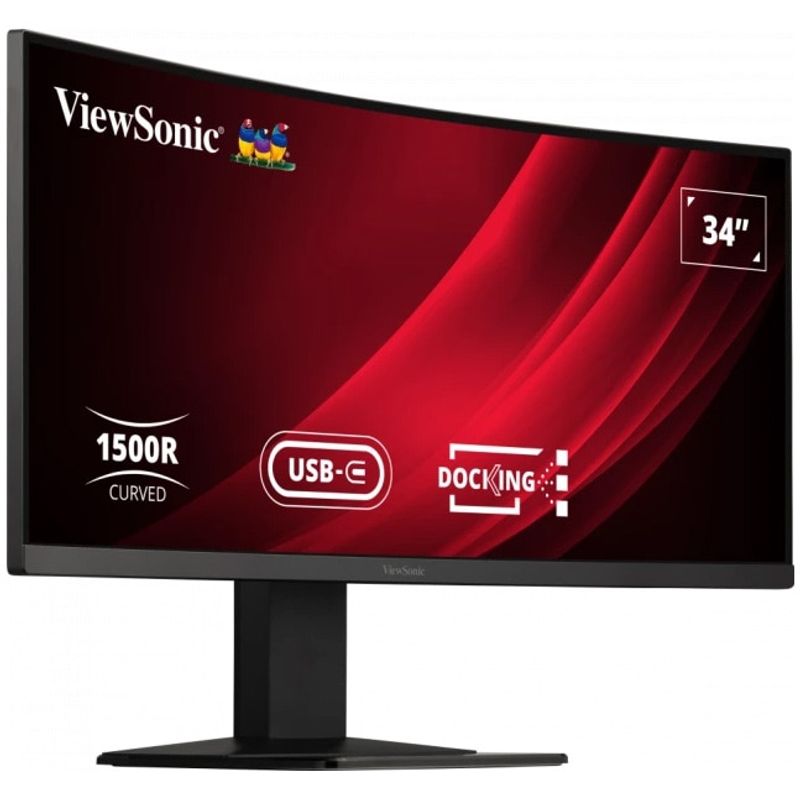 PC, gaming si accesorii - Desktop PC & monitoare - Monitoare - Monitor LED ViewSonic 34" VG3419C, UWQHD, DOCKING, Type-C, Display Port, HDMI, KVM, Vesa, Negru - Infinity.ro