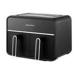 Electronice si Electrocasnice - Electrocasnice bucatarie - Aparate de gatit & desert - Friteuze - Friteuza cu aer cald dublu, MORPHY RICHARDS, 7.2L, 2 sertare, 1500W, Interfata Touch, 14 retete presetate - Infinity.ro