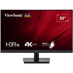 PC, gaming si accesorii - Desktop PC & monitoare - Monitoare - Monitor LED VA ViewSonic VA3208-4K-HD 32", 4K UHD (3840x2160), 60Hz, 4ms, 2x HDMI, Display Port, negru - Infinity.ro