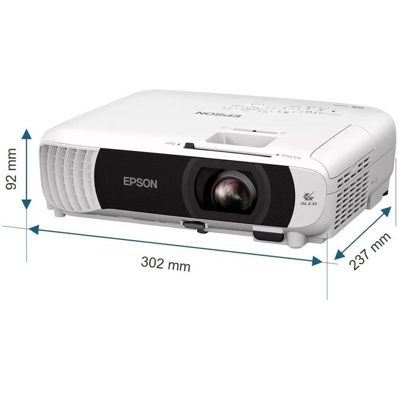 TV, Audio-Video si Foto - Videoproiectoare si accesorii - Videoproiectoare - Videoproiector Epson EB-W55, WXGA, 4000 lumeni, WiFi, 3LCD, 2x HDMI, Difuzor 2W, Alb - Infinity.ro