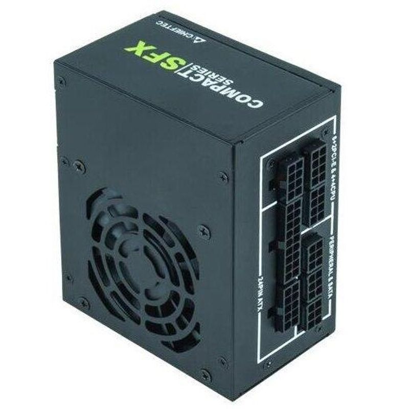 PC, gaming si accesorii - Componente PC - Componente - Surse de alimentare PC - SURSA CHIEFTEC 550 (real), SFX (incl. bracket ATX), modulara, fan 8cm, certificare 80PLUS Gold, 1x CPU 8, 2x PCI-E (6+2) - Infinity.ro