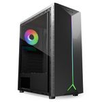 PC, gaming si accesorii - Componente PC - Componente - Carcase PC si server - CARCASA NJOY PC ANIL Mid Tower NEGRU - Infinity.ro