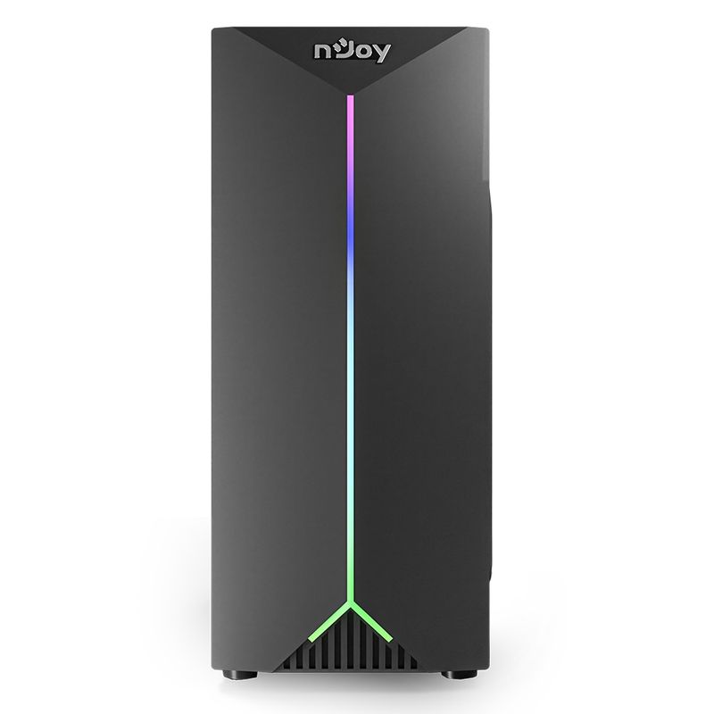 PC, gaming si accesorii - Componente PC - Componente - Carcase PC si server - CARCASA NJOY PC ANIL Mid Tower NEGRU - Infinity.ro