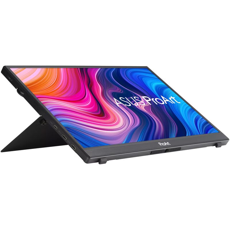 PC, gaming si accesorii - Desktop PC & monitoare - Monitoare - Monitor profesional portabil LED IPS Asus ProArt Display 14", Full HD, USB-C, Touchscreen, Negru - Infinity.ro