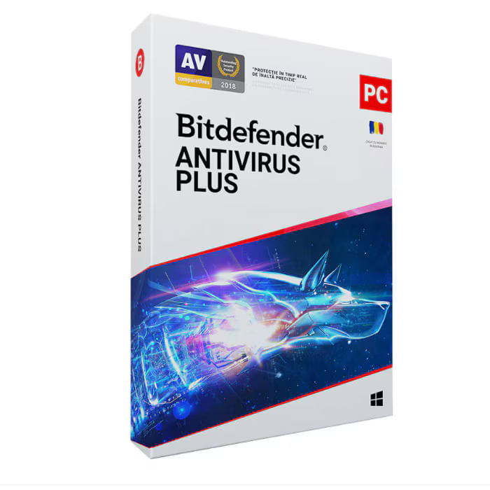 Bitdefender Antivirus Plus, 1 an, 1 dispozitiv, scratch card