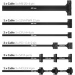 PC, gaming si accesorii - Componente PC - Componente - Surse de alimentare PC - Sursa nJoy Alpha+ 1000, 1000W, 80+ Gold, Full Modulara, PFC Activ - Infinity.ro