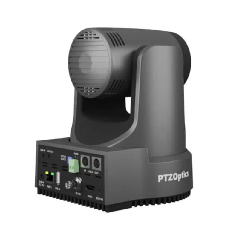 PC, gaming si accesorii - Periferice PC - Camere Web - Camera PTZOptics Move 4K, 12 x zoom optic, griSDI/HDMI/USB/IP - Infinity.ro