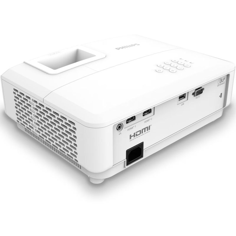 TV, Audio-Video si Foto - Videoproiectoare si accesorii - Videoproiectoare - Videoproiector Business Philips ProPix 850, 4000 ANSI Lumeni, Native Full HD 1920 x 1080, HDMI, RS232, Alb - Infinity.ro