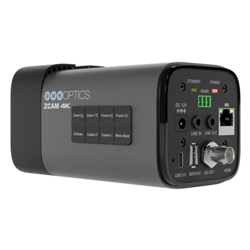 Casa si Gradina - Electrice - Smart Home - Camere de supraveghere - Camera studio PTZOptics, 4K60, 20 x zoom opticSDI, HDMI, USB-C, gri - Infinity.ro