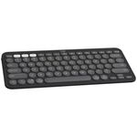 PC, gaming si accesorii - Periferice PC - Tastaturi - Tastatura Bluetooth Logitech Pebble Keys 2 K380s, Multi-Device, Tonal graphite - Infinity.ro