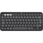 PC, gaming si accesorii - Periferice PC - Tastaturi - Tastatura Bluetooth Logitech Pebble Keys 2 K380s, Multi-Device, Tonal graphite - Infinity.ro