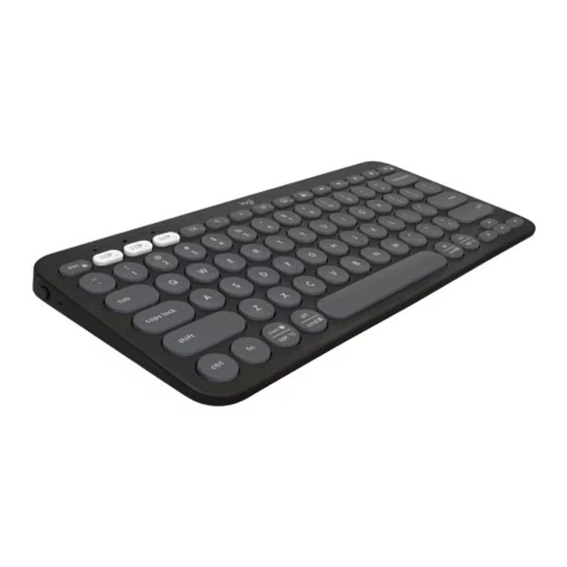 PC, gaming si accesorii - Periferice PC - Tastaturi - Tastatura Bluetooth Logitech Pebble Keys 2 K380s, Multi-Device, Tonal graphite - Infinity.ro