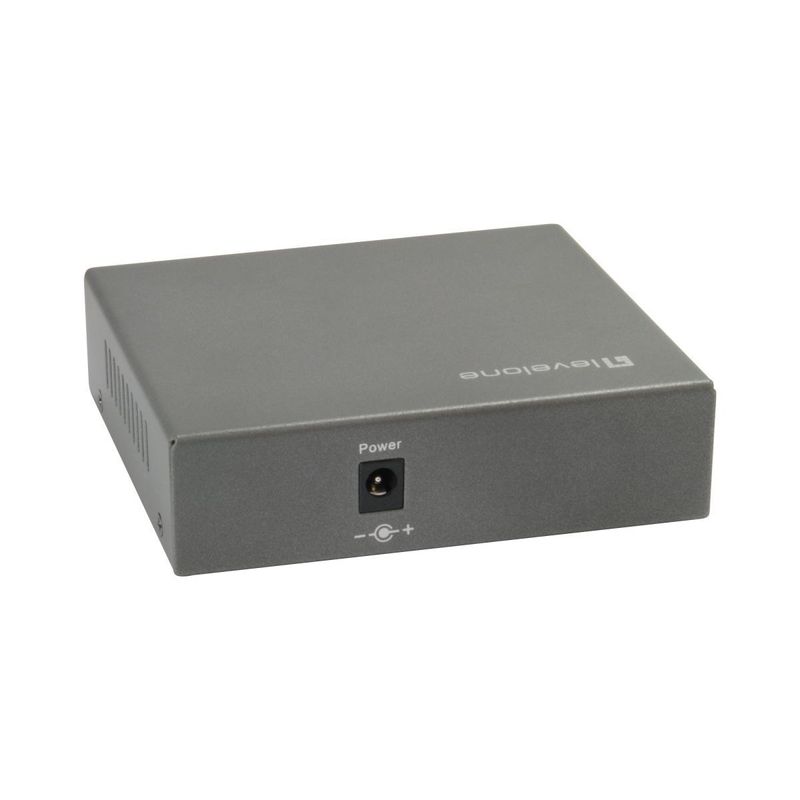 PC, gaming si accesorii - Retelistica - Switch-uri - Switch-uri cu management - Switch GEP-0523 cu 5 porturi, LevelOne, Negru - Infinity.ro