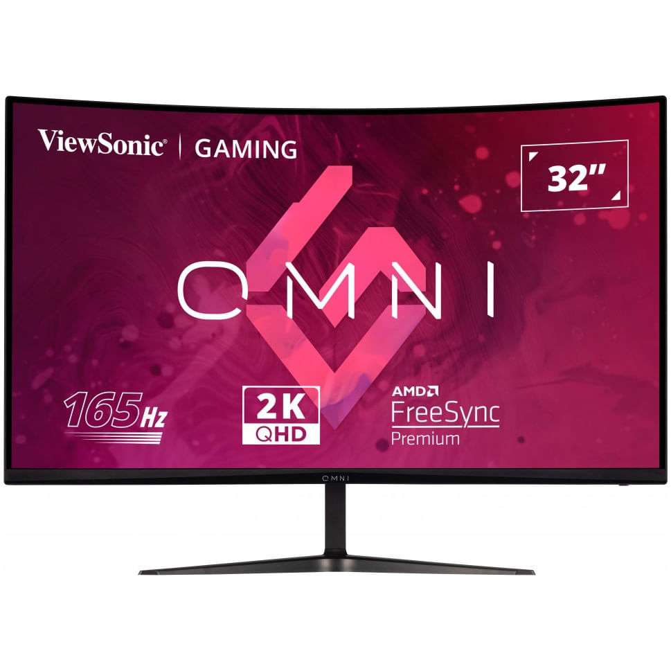 Monitor LED ViewSonic Gaming VX3218C-2K, 165Hz, QHD, Display Port, HDMI, Curbat, Negru