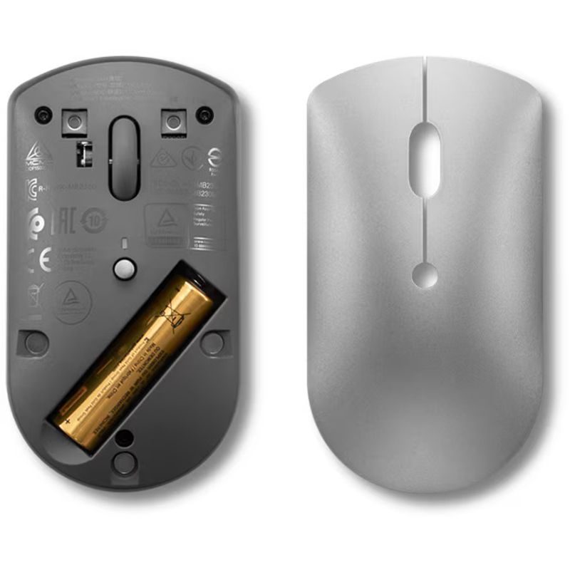 PC, gaming si accesorii - Periferice PC - Mouse - Mouse Lenovo 600 Silent, Argintiu - Infinity.ro