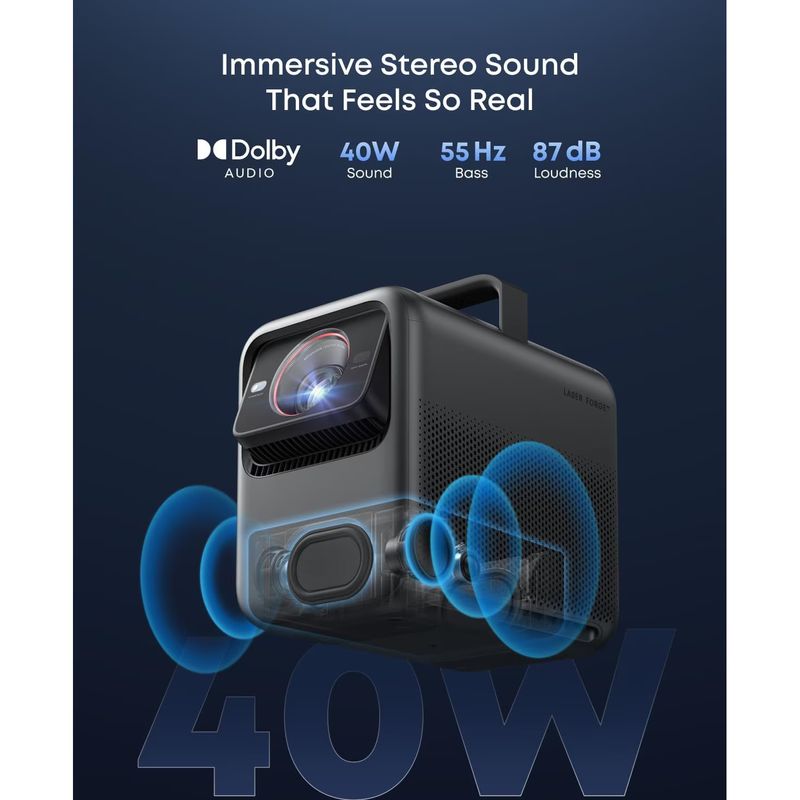 TV, Audio-Video si Foto - Videoproiectoare si accesorii - Videoproiectoare - Proiector video Nebula X1 4K Triple Laser, 3500 ANSI Lumens, Dolby Audio Smart AI - Infinity.ro