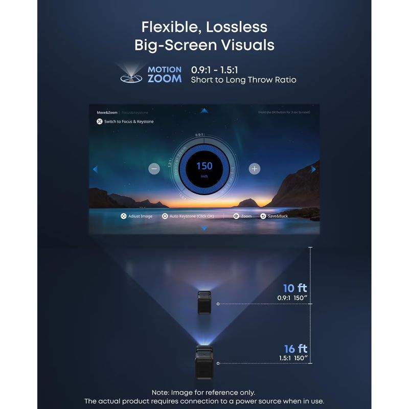 TV, Audio-Video si Foto - Videoproiectoare si accesorii - Videoproiectoare - Proiector video Nebula X1 4K Triple Laser, 3500 ANSI Lumens, Dolby Audio Smart AI - Infinity.ro