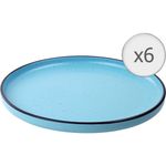 Casa si Gradina - Bucatarie si vesela - Vesela si tacamuri - Vesela pentru servire - Set 6 farfurii intinse Art of dining by Heinner Electra, ceramica, 27cm - Infinity.ro