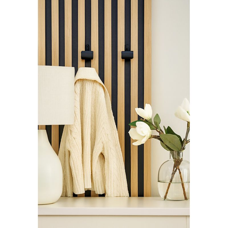 Casa si Gradina - Gradina si terasa - Garduri, panouri si accesorii - Set 2 cuiere metalice pentru panouri riflate, Fideli, UnicSpot - Infinity.ro