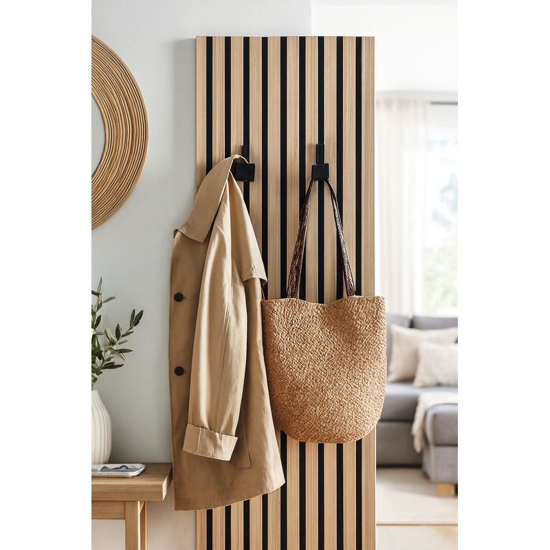 Casa si Gradina - Gradina si terasa - Garduri, panouri si accesorii - Set 2 cuiere metalice pentru panouri riflate, Fideli, UnicSpot - Infinity.ro