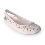 Fashion, accesorii si bijuterii - Femei - Incaltaminte femei - Slapi si papuci femei - Balerini tip sandale, spuma EVA, bej, marimea 37, Jose Amorales - Infinity.ro