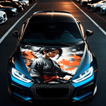 Auto si Moto - Piese auto si accesorii - Piese auto - Tuning - Folie Capota Auto "Hood Art" rezistenta la exterior, marime S (150 x 110cm) - Cod: AVX-CAPOTA-005S - Infinity.ro