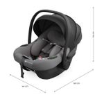 Jucarii, Copii si Bebe - Carucioare si articole de transport - Scaune auto copii - SCOICA AUTO KINDERKRAFT I-LITE 40-87 CM, GREY - Infinity.ro