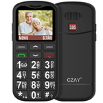 Laptop, Telefoane si Tablete - Telefoane mobile si accesorii - Telefoane Mobile - Telefon Mobil pentru Seniori CZAY®, Meniu Romana si Maghiara, Butoane Mari, Autonomie 7 Zile, Volum Mare, Buton SOS, 2G - Infinity.ro