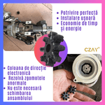 Auto si Moto - Piese auto si accesorii - Piese auto - Sisteme de directie - Cupla Coloana Directie CZAY®, Compatibila cu Hyundai si KIA, Montare Usoara, Cod 563152K000FFF, Cauciuc, 29x9x6 mm - Infinity.ro