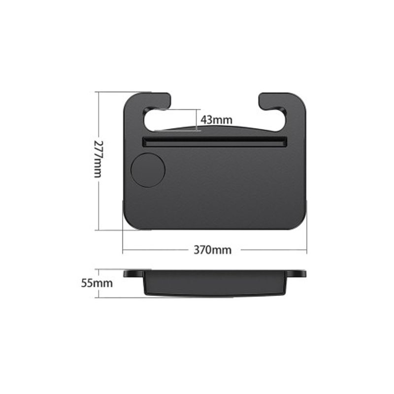 Auto si Moto - Piese auto si accesorii - Interior auto - Accesorii interior - Tava volan Multifuctionala pentru laptop, masa, alimente, suport pentru pahare, organizator, Car+ - Infinity.ro