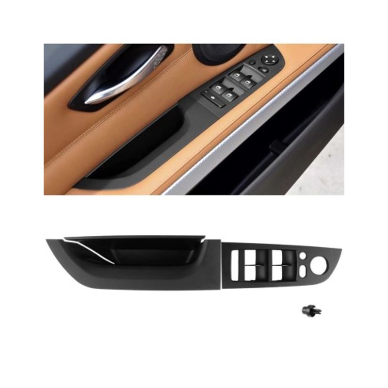 Auto si Moto - Piese auto si accesorii - Caroserie - Usi auto si accesorii - Panou / maner portiera sofer, cu oglinzi rabatabile pentru BMW Seria 3 E90/E91, negru, 37,5 cm - Infinity.ro