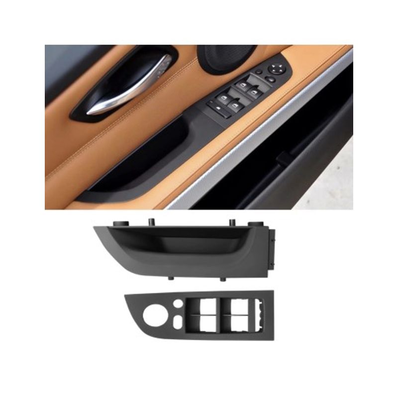 Auto si Moto - Piese auto si accesorii - Caroserie - Usi auto si accesorii - Panou / maner portiera sofer, cu oglinzi rabatabile pentru BMW Seria 3 E90/E91, negru, 37,5 cm - Infinity.ro