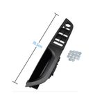 Auto si Moto - Piese auto si accesorii - Caroserie - Usi auto si accesorii - Panou / maner portiera sofer, cu oglinzi rabatabile pentru BMW Seria 3 E90/E91, negru, 37,5 cm - Infinity.ro