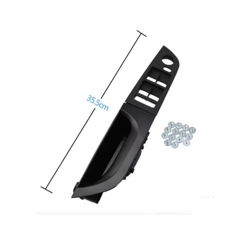 Auto si Moto - Piese auto si accesorii - Interior auto - Accesorii interior - Panou / maner portiera sofer fara oglinzi rabatabile pentru BMW Seria 3 E90/E91, negru, 35,5 cm - Infinity.ro