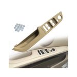Auto si Moto - Piese auto si accesorii - Interior auto - Accesorii interior - Panou / maner portiera sofer fara oglinzi rabatabile pentru BMW Seria 3 E90/E91, crem, 37,5 cm - Infinity.ro