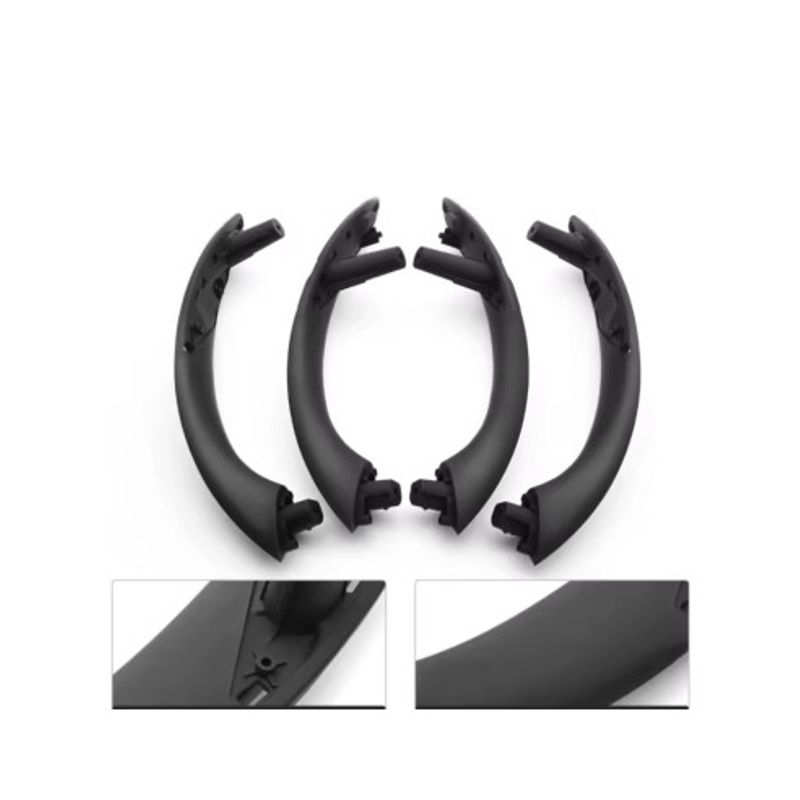 Auto si Moto - Piese auto si accesorii - Interior auto - Accesorii interior - Set manere interioare portiere pentru BMW Seria 3 F30, F31, Negre - Infinity.ro