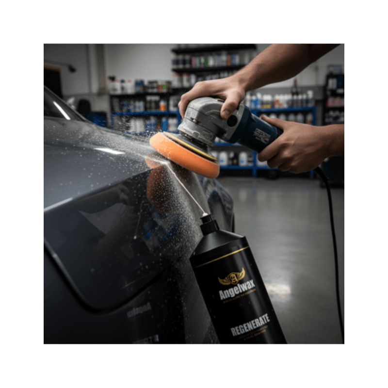 Auto si Moto - Intretinere auto - Produse curatare auto - Pasta Polish Mediu Abraziva si One Step Angelwax Regenerate Medium Cut Compound, 500ml - Infinity.ro