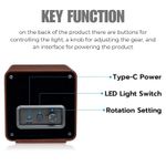 Fashion, accesorii si bijuterii - Barbati - Bijuterii barbati - Ceasuri barbati - Cutie intors ceas automatic iUni, Watch Winder, Piele ecologica, Maro - Infinity.ro