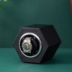 Fashion, accesorii si bijuterii - Barbati - Bijuterii barbati - Ceasuri barbati - Cutie intors ceas automat iUni, Watch Winder, Piele ecologica, Negru - Infinity.ro