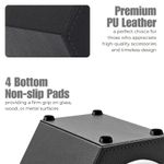 Fashion, accesorii si bijuterii - Barbati - Bijuterii barbati - Ceasuri barbati - Cutie intors ceas automat iUni, Watch Winder, Piele ecologica, Negru - Infinity.ro